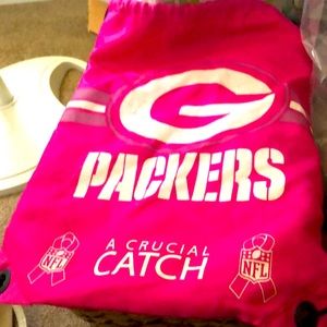 NFL Packers breast cancer backpack